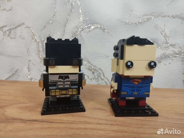 Lego brickheadz бэтмен и супермен