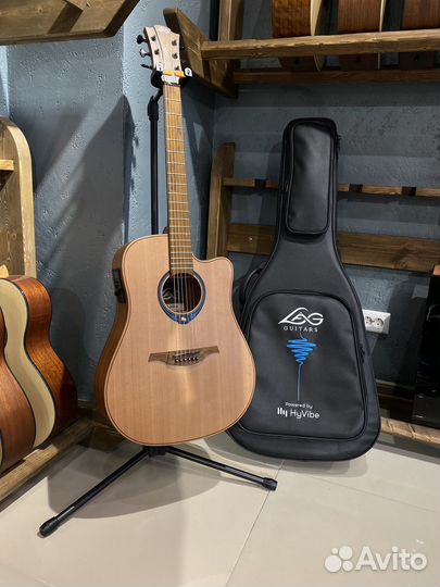 LAG THV10DCE Трансакустическая гитара с чехлом