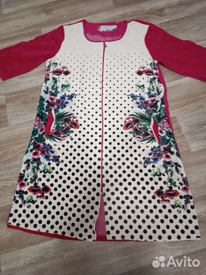 Халат велюровый женский