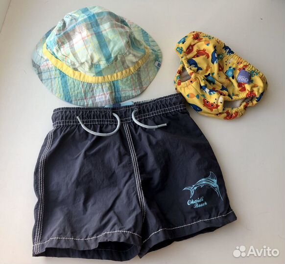 Шорты, панама 9-18 мес