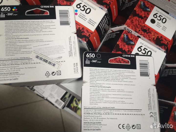Картридж hp 650 Tri-Colour
