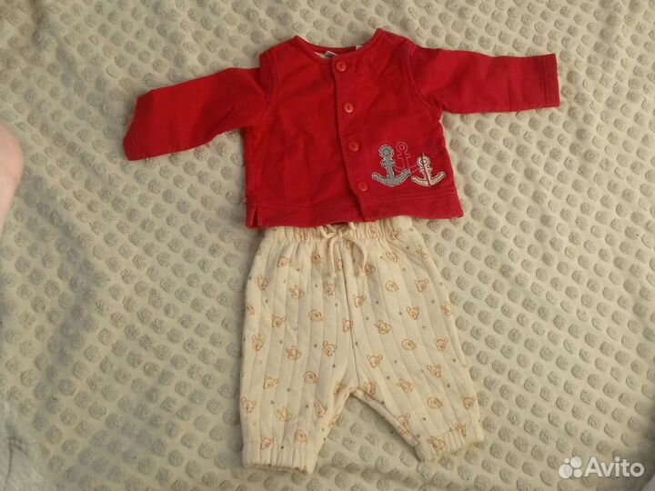 Одежда на девочку пакетом 0-3 мес