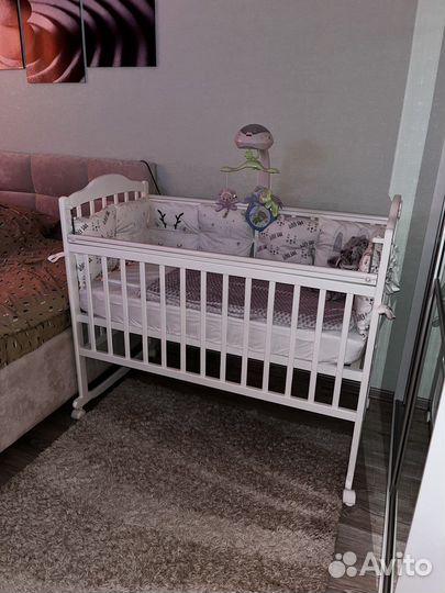 Бортики на кроватку