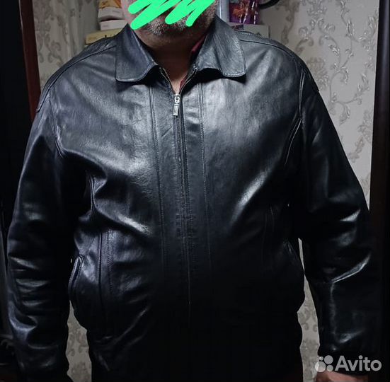 Кожаная куртка мужская