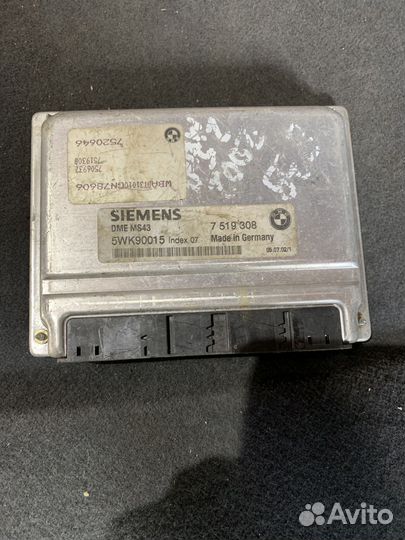 Блок управления двигателем BMW e39 M54