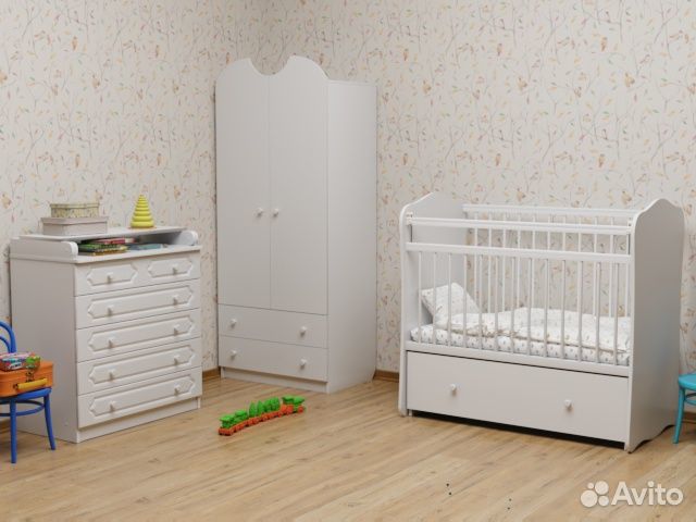 Кровать детская транс №5 (венге ваниль и белая)