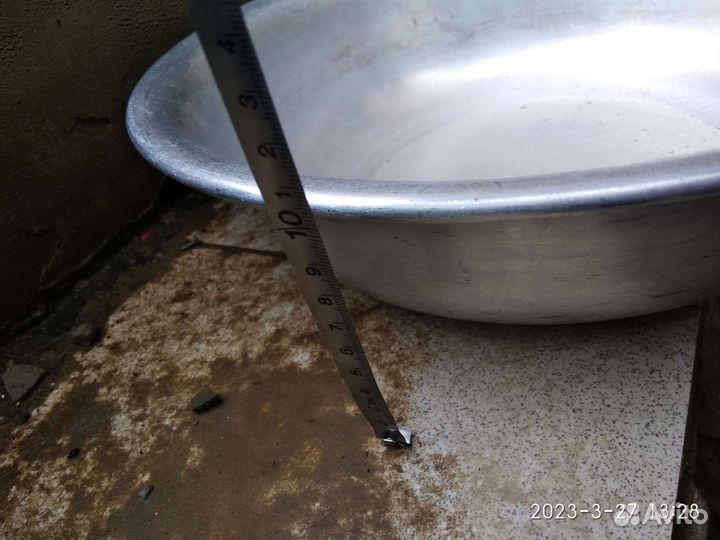 Тазик алюминиевый