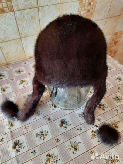 Шапка норковая женская