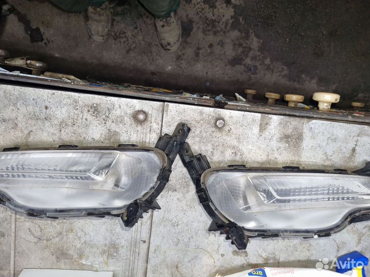 Фары дневного света Хундай Солярис 2 2019г