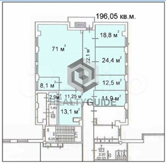 196 м2 Бизнес-центр 