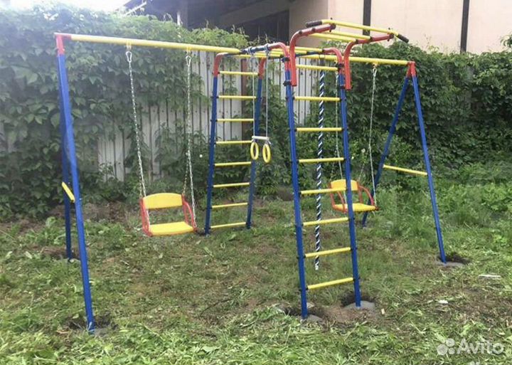 Детский спортивный комплекс для большой семьи
