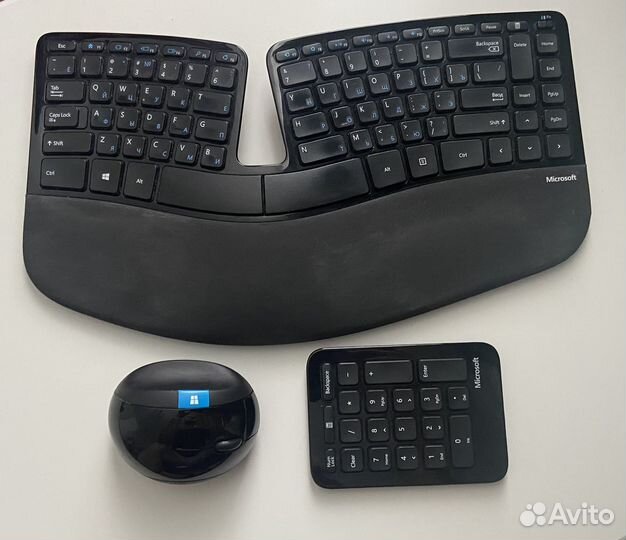 Клавиатура и мышь Microsoft Sculpt Ergonomic