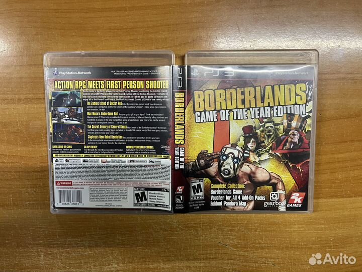 PS3 Borderlands 1 Game of the Year Edition