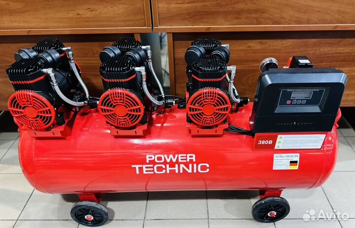 Безмасляный Компрессор PowerTechnic 1100/250 с НДС