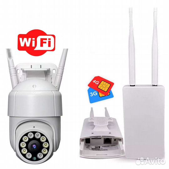 Комплект поворотной камеры видеонаблюдения 5мп