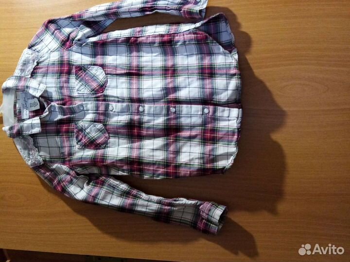 Рубашечки х/б на 6-7 лет, 3шт