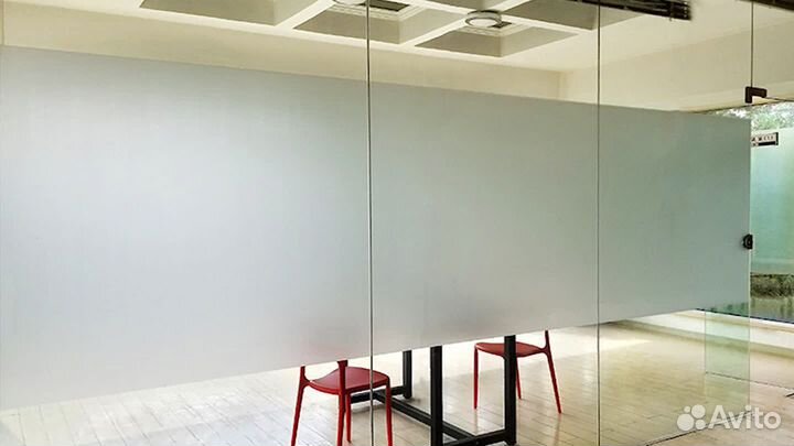 Тонировочная пленка матовая белая на стекла окон