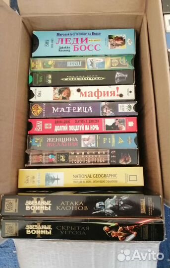 Видеокассеты vhs c фильмами