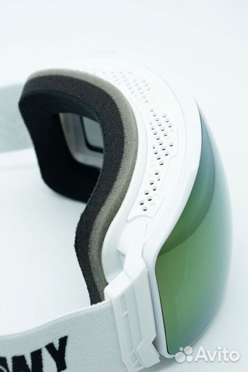 Маска snowy sonar white grey fr purple S3+pink S1