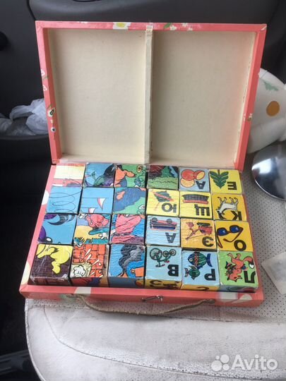 Кубики деревянные СССР
