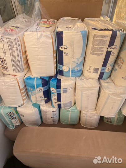 Памперсы размер S, L для взрослых