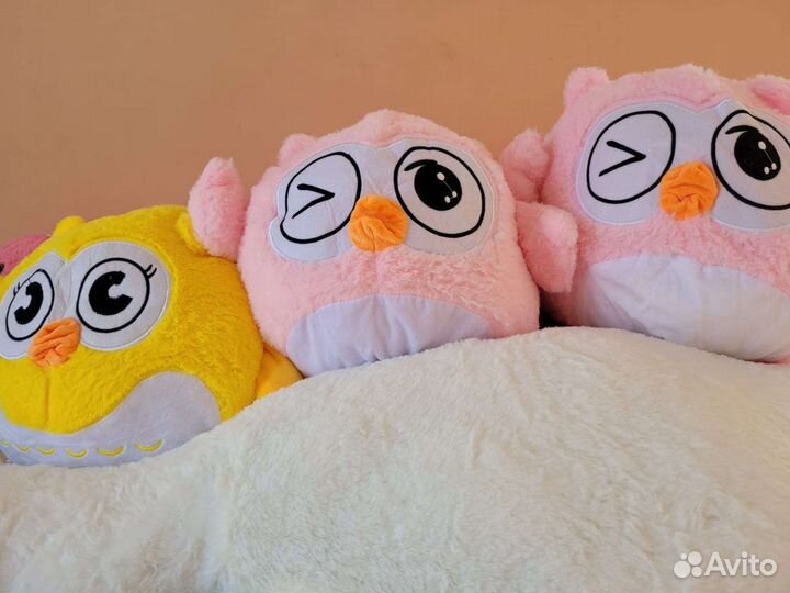 Гусь, сова, скетч-маркеры, мягкие записные книжки