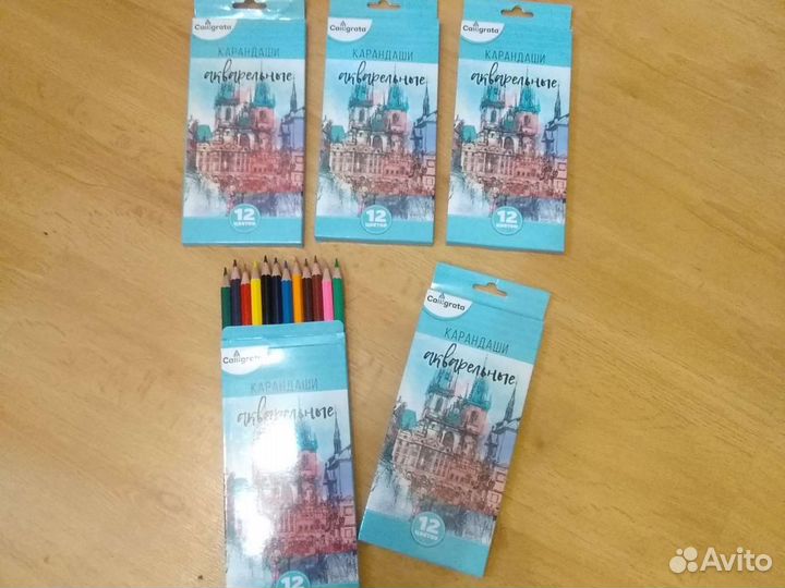 Тетради, стержни, обложки, акв.карандаши