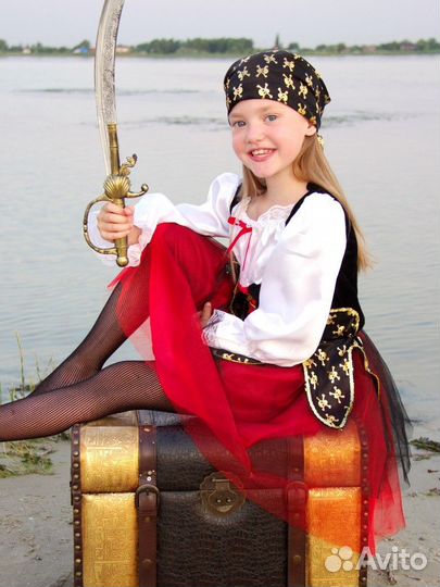 Костюм пиратки для девочки (прокат)