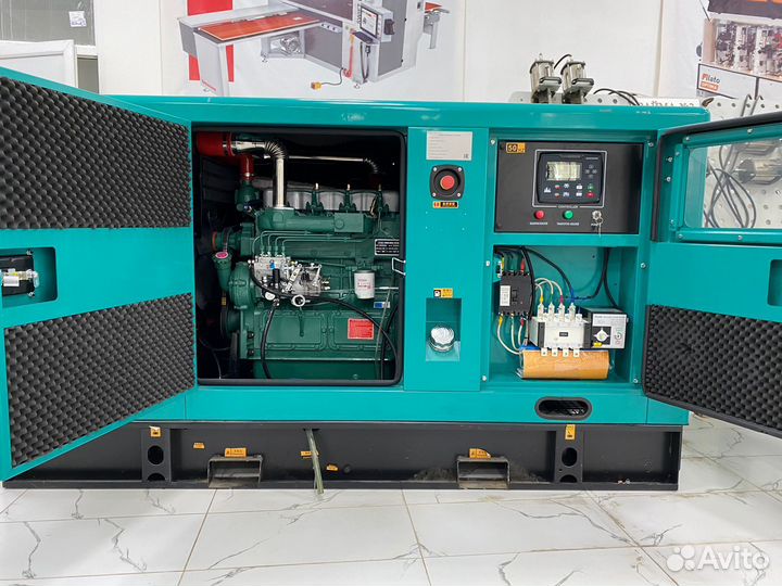 Дизельный генератор 200 кВт в кожухе с авр