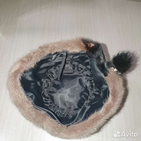 Шапка норковая женская