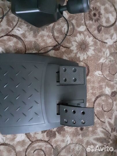 Игровой руль с педалями и коробкой передач для пк