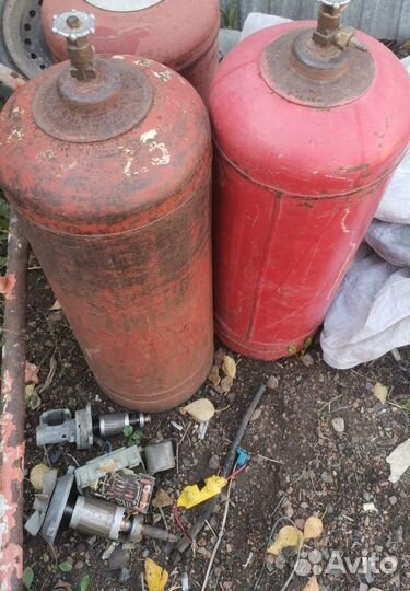 Газовый баллон бу 50л и 5л