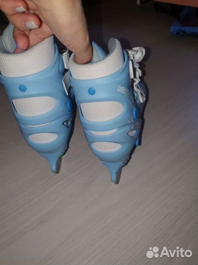 Коньки детские раздвижные 27-30 размер