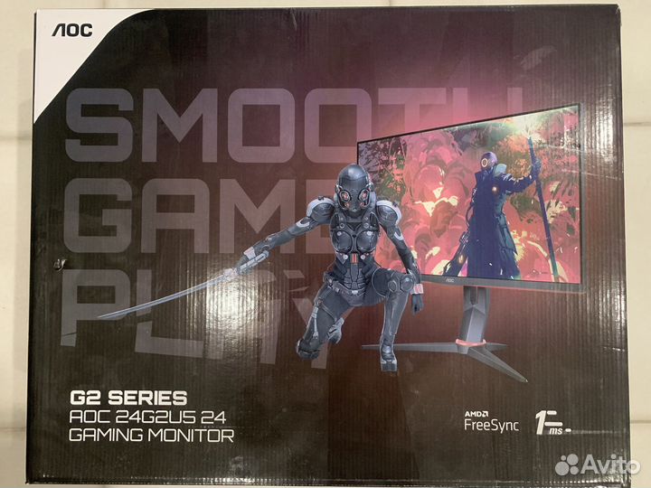 Игровой монитор Gaming AOC 75 гц (отклик 1мс)