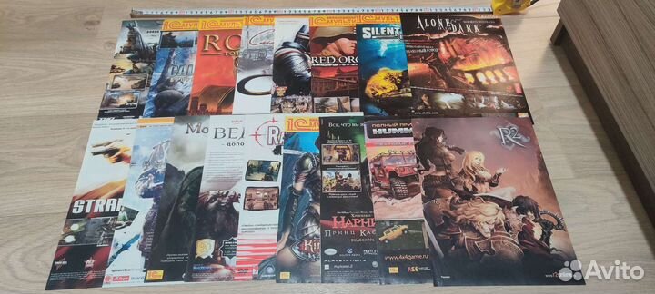 Вырезки из игромании, плакаты