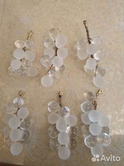 Виноград Мурано подвески для люстры +бра