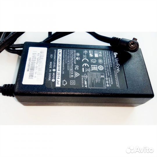 Блок питания VeriFone CAE036092, 9,3V, 4A, 5.52.5
