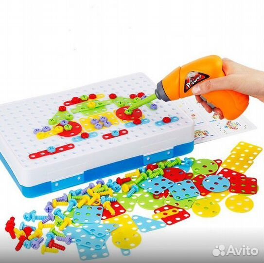 Конструктор Панель с шуруповертом Creative Magic P