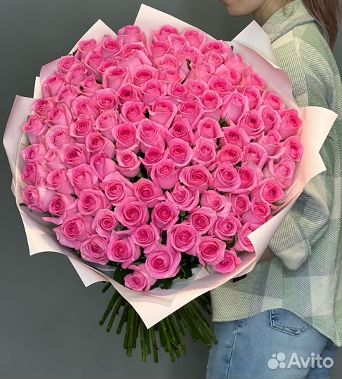 Букет цветов - 25, 35, 51, 101 роза