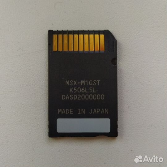 Карта памяти Memory Stick PRO Duo sony