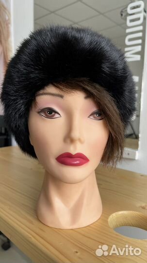 Шапка норковая женская