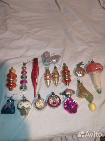 Елочные игрушки СССР советские