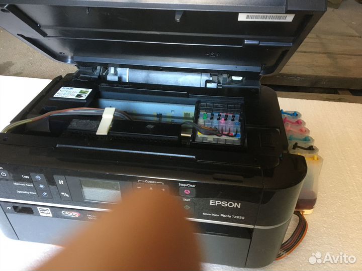 Цветной принтер Epson tx650, мфу