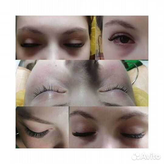 Наращивание ресниц на дому