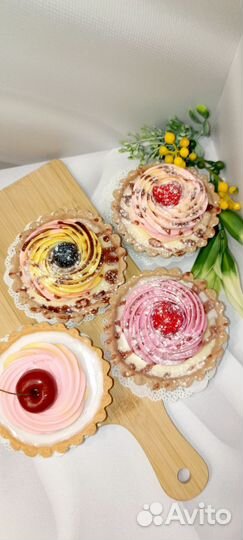 Мыло Пирожное ручной работы