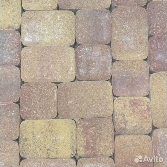 Брусчатка, тротуарная плитка Выбор разные цвета