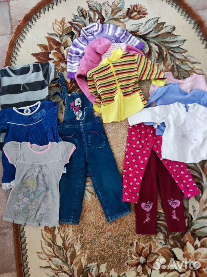 Вещи пакетом на девочку 1-1,5 года