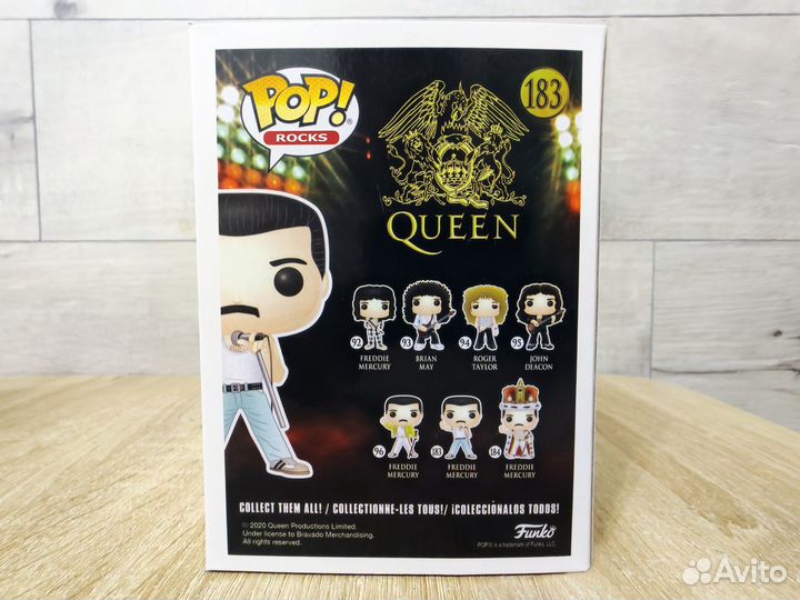 Funko Pop Фредди Меркьюри Freddie Mercury 183 Quee