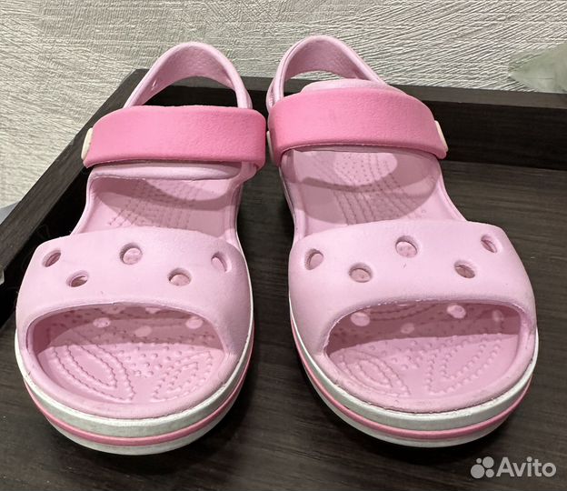 Сандалии crocs c9 для девочки оригинал