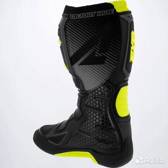 Мотоботы FXR Factory Ride Black/Hi Vis 223365-1065